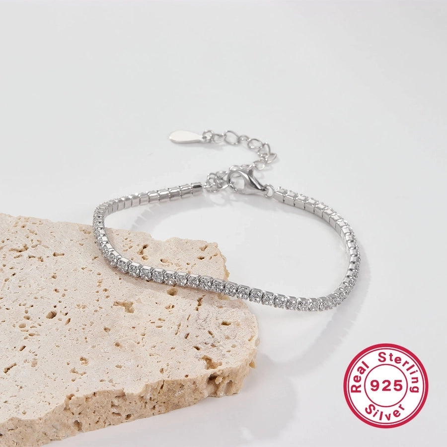 925 Sterling Silver Bracelets Elegant Glam