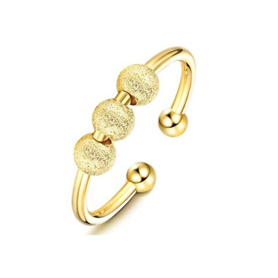 simple style classic style solid color stainless steel plating gold plated rings