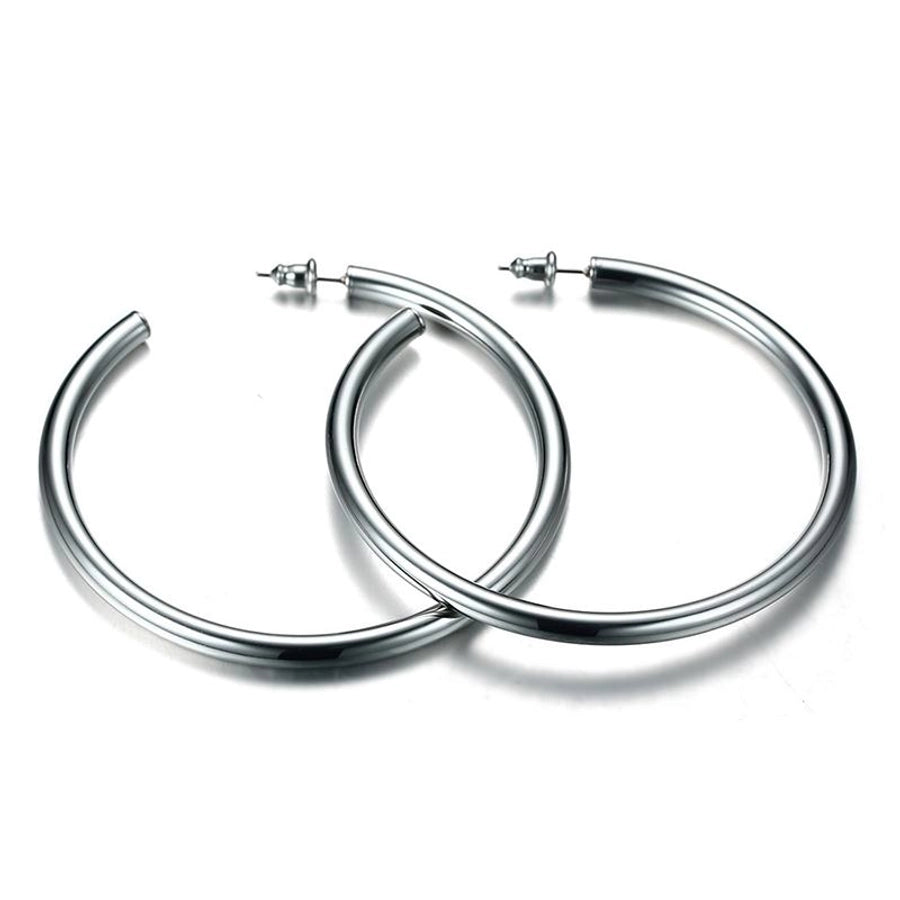 1 Pair Vintage Style Classic Style C Shape Plating 304 Stainless Steel Gold Plated Ear Studs