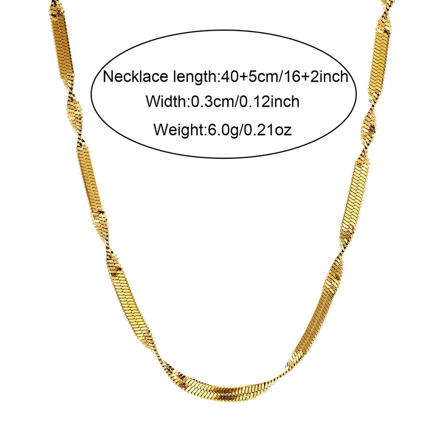 Jewelry IG Style Geometric 304 Stainless Steel Necklace