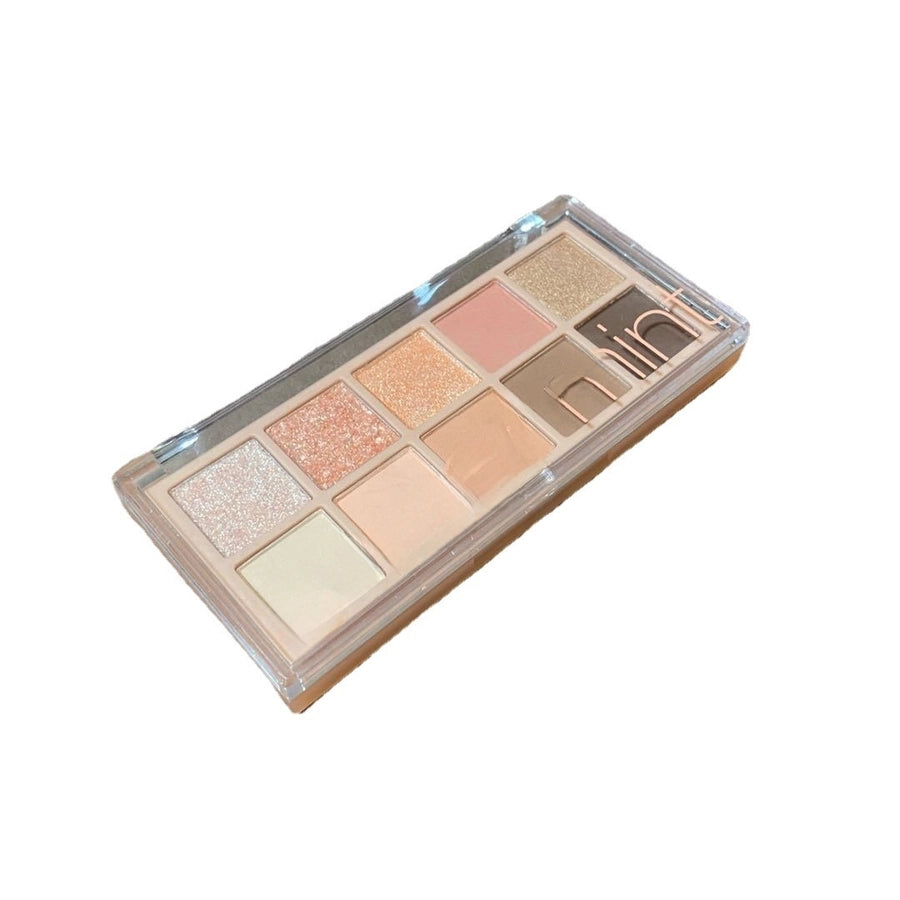 Beginner's 10-color Eyeshadow Palette Glitter Sequin Pearl Matte Potato Mud  Style Makeup Palette Beauty Skin Care Cosmetics