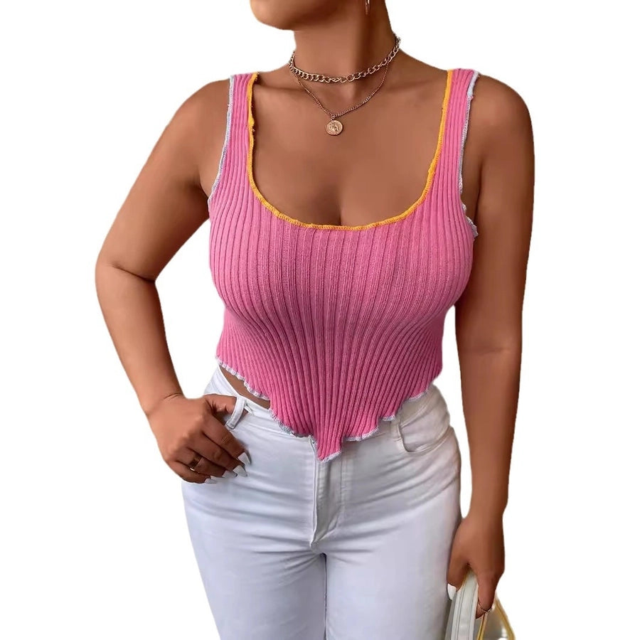 Women's Vest Sleeveless Sweaters & Cardigans Elegant Sexy Stripe