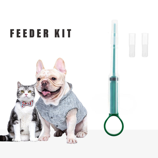 Pet Medicine Feeder Worming Supplies Clip-on Tablets For Cats Dogs Press-type Pet Syringe Injector