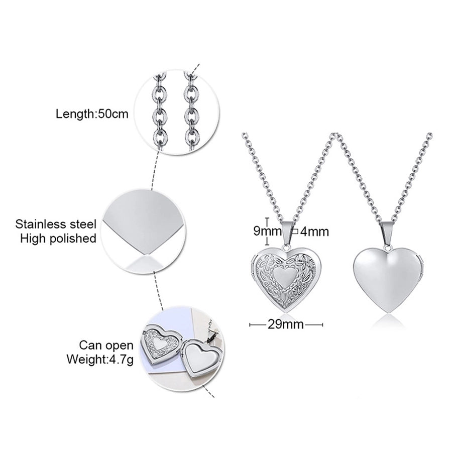 Jewelry Basic Vintage Style Romantic Heart Shape 201 Stainless Steel 18K Gold Plated