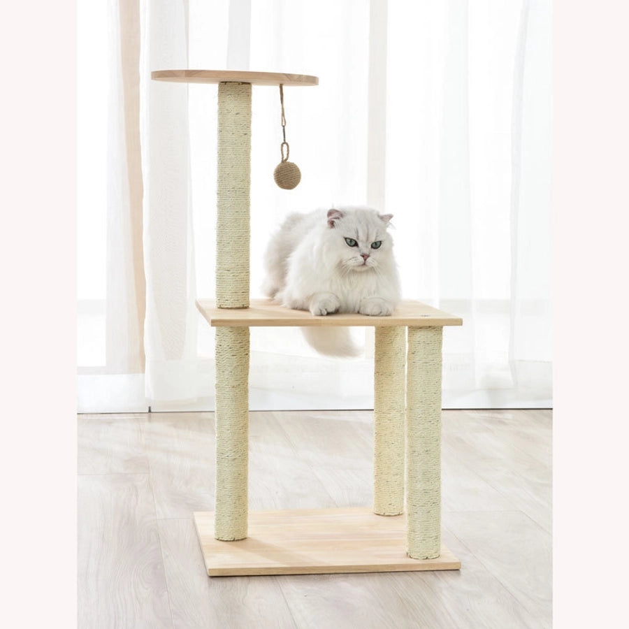 Cat Scratching Posts Cat Scratching Poles Boards Scratchers Solid Wood Nests Toys Pet Supplies