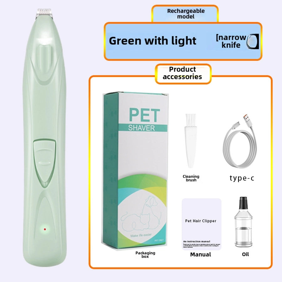 Electric Pet Hair Remover Plastic Dog Cat Hair Clipper Nail Trimmer Paw Shaver Paw Cutter Pet Grooming Tool