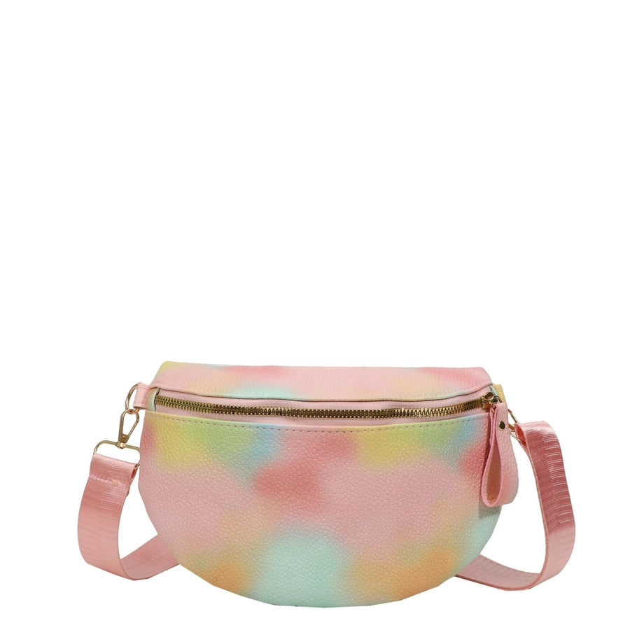 Women's Elegant Streetwear Multicolor PU Waist Bags