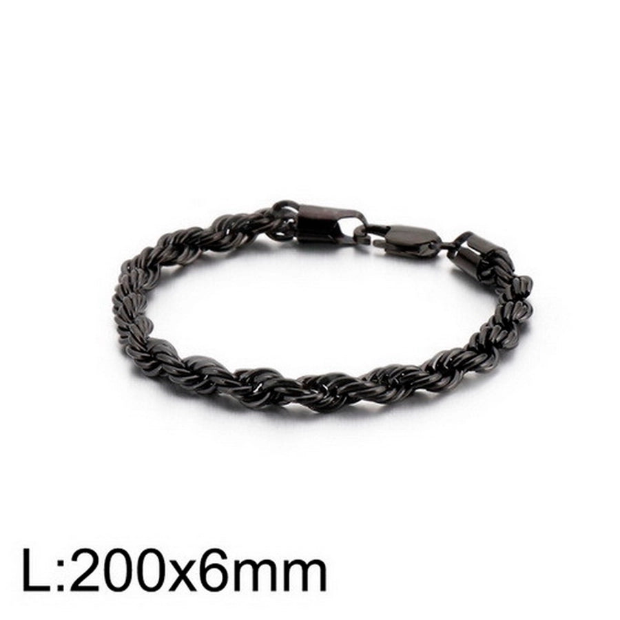 Elegant Simple Style Streetwear Twist 304 Stainless Steel 18K Gold Plated Unisex Bracelets