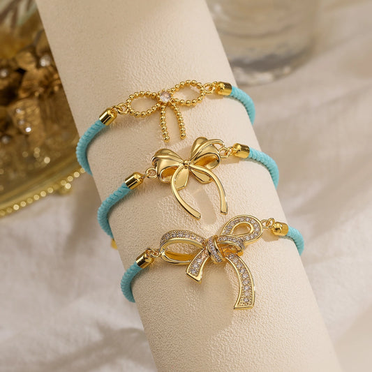 Copper Bow Knot Bracelets