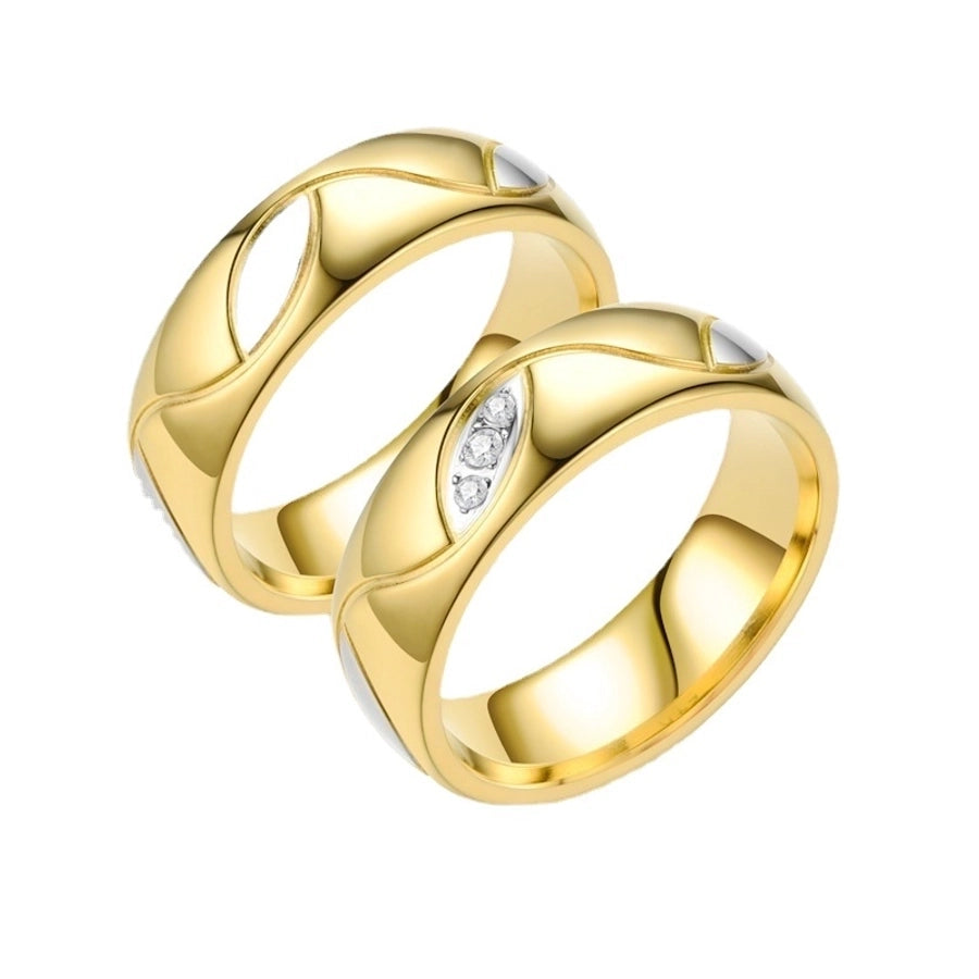 Jewelry Lady Geometric Stainless Steel 18K Gold Plated