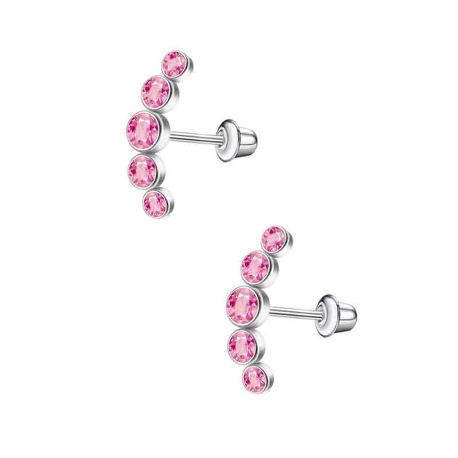 1 Pair Ear Cartilage Rings & Studs Simple Style Classic Style Heart Shape 304 Stainless Steel Plating Ear Cartilage Rings & Studs