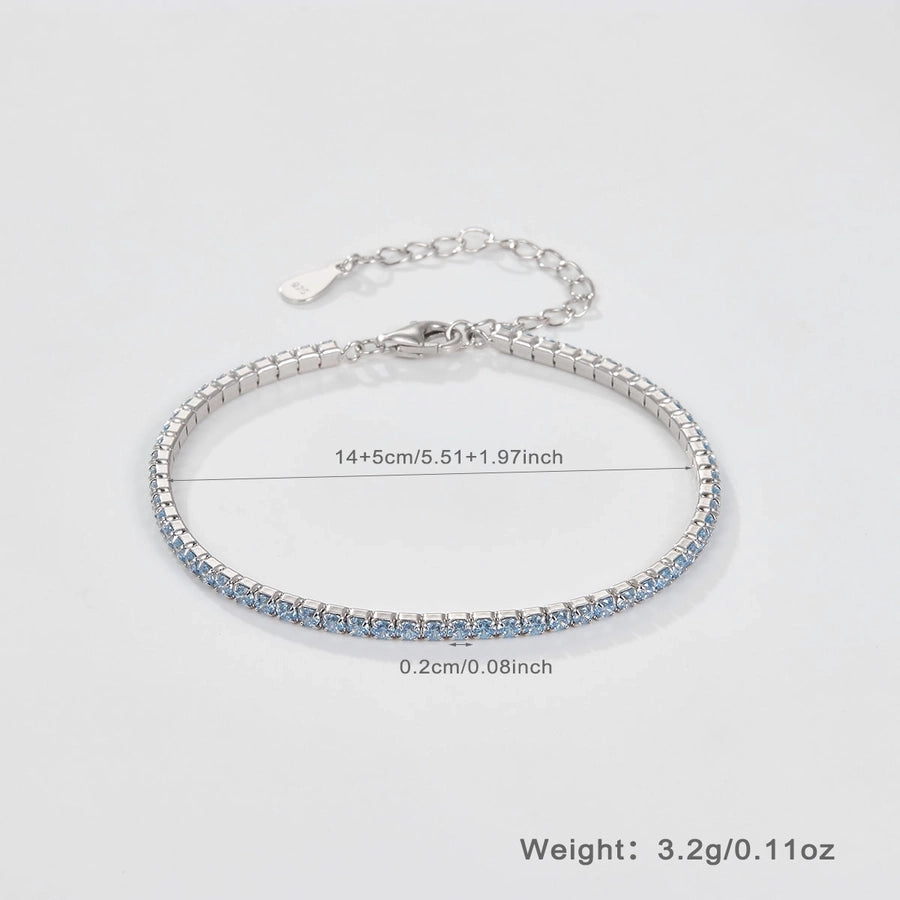 925 Sterling Silver Bracelets Elegant Glam