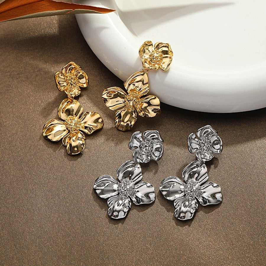 1 Pair IG Style Classic Style Shiny Star Heart Shape Inlay Copper Brass Zircon Gold Plated Ear Studs