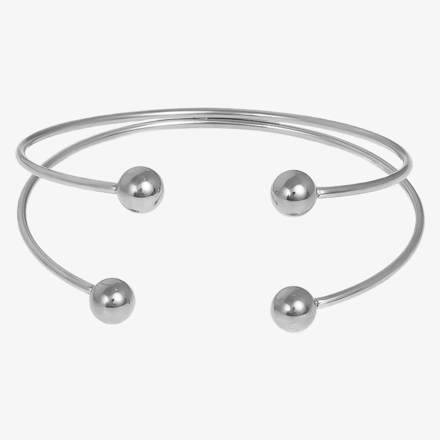 Simple Style Classic Style Geometric 304 Stainless Steel Bangle In Bulk