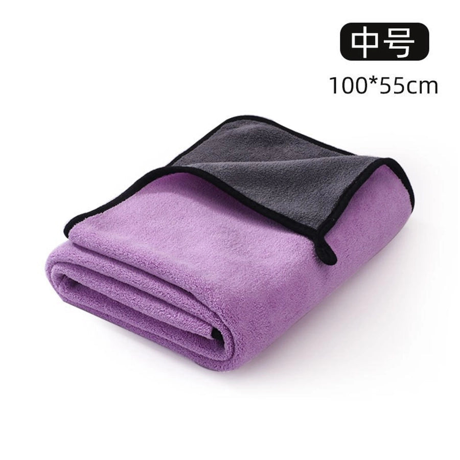 Extra Large Pet Bathrobe Super Absorbent Bath Towel Quick Dry Medium Large Dog Cat Thickened Towel For Bathing