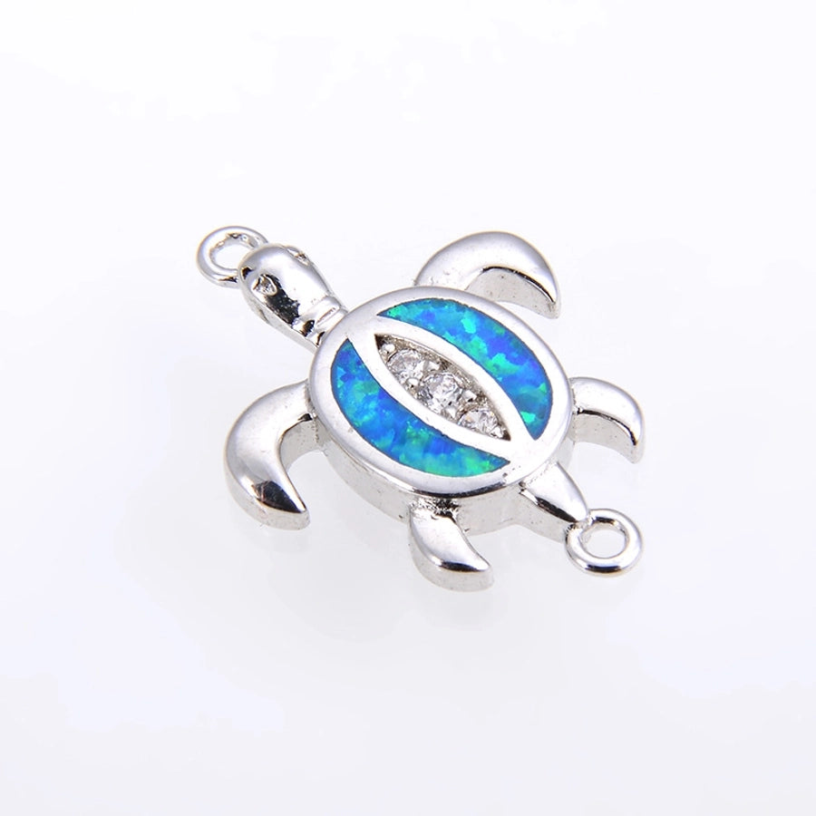 Copper 18K Gold Plated Polishing Plating Inlay Tortoise Opal Zircon Charms Bracelets