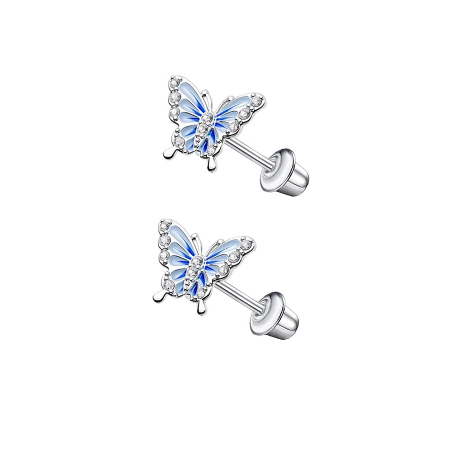 1 Pair Ear Cartilage Rings & Studs Simple Style Classic Style Heart Shape 304 Stainless Steel Plating Ear Cartilage Rings & Studs