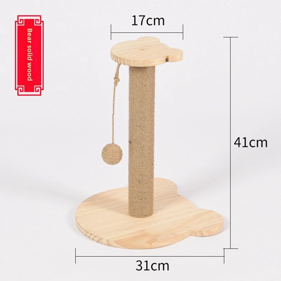 Cat Scratching Posts Cat Scratching Poles Boards Scratchers Solid Wood Nests Toys Pet Supplies