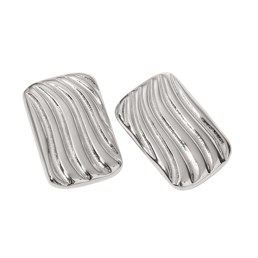 1 Pair Simple Style Classic Style Geometric 304 Stainless Steel Ear Studs