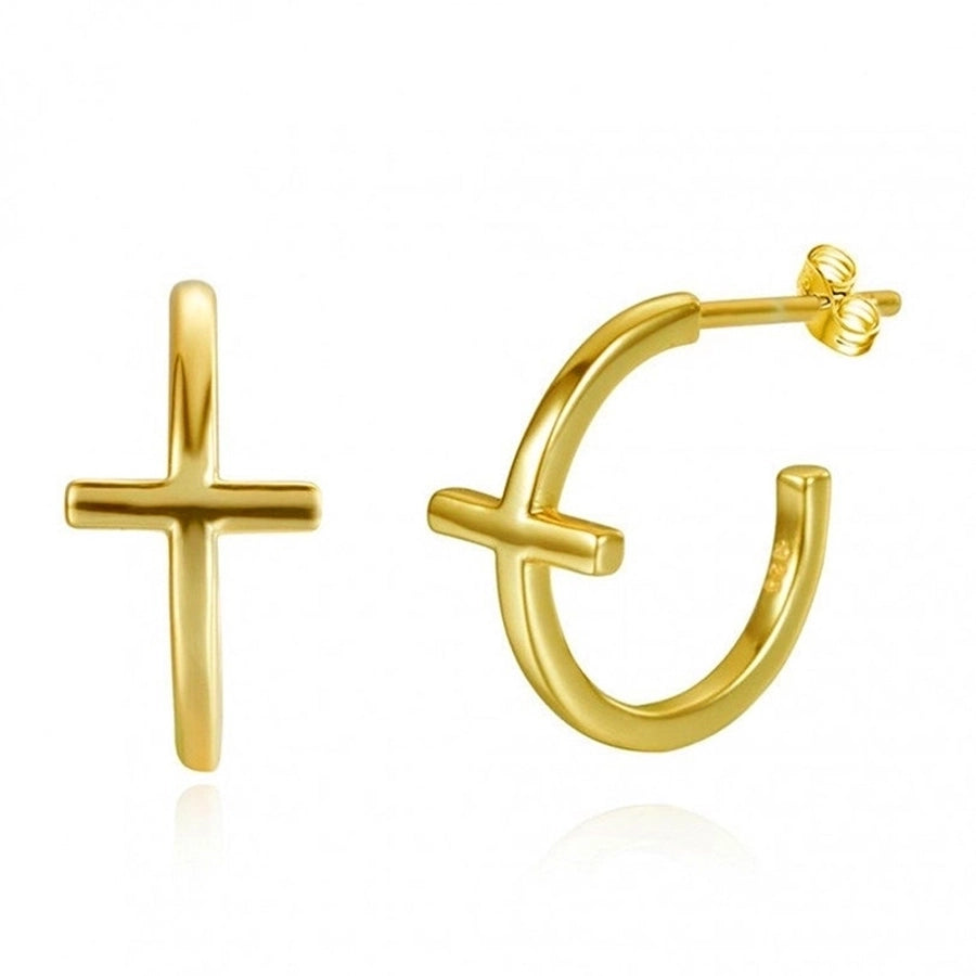 Simple Style Geometric Plating Copper No Inlaid Earrings Ear Studs - CEJEW