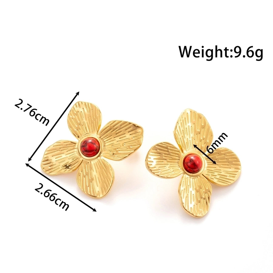 1 Pair Vintage Style French Style Heart Shape Snake Butterfly 304 Stainless Steel Ear Studs