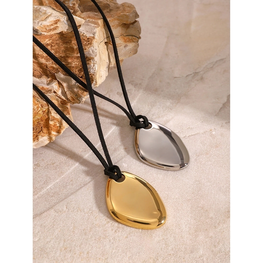 Jewelry Simple Style Classic Style Geometric 304 Stainless Steel Pendant Necklace