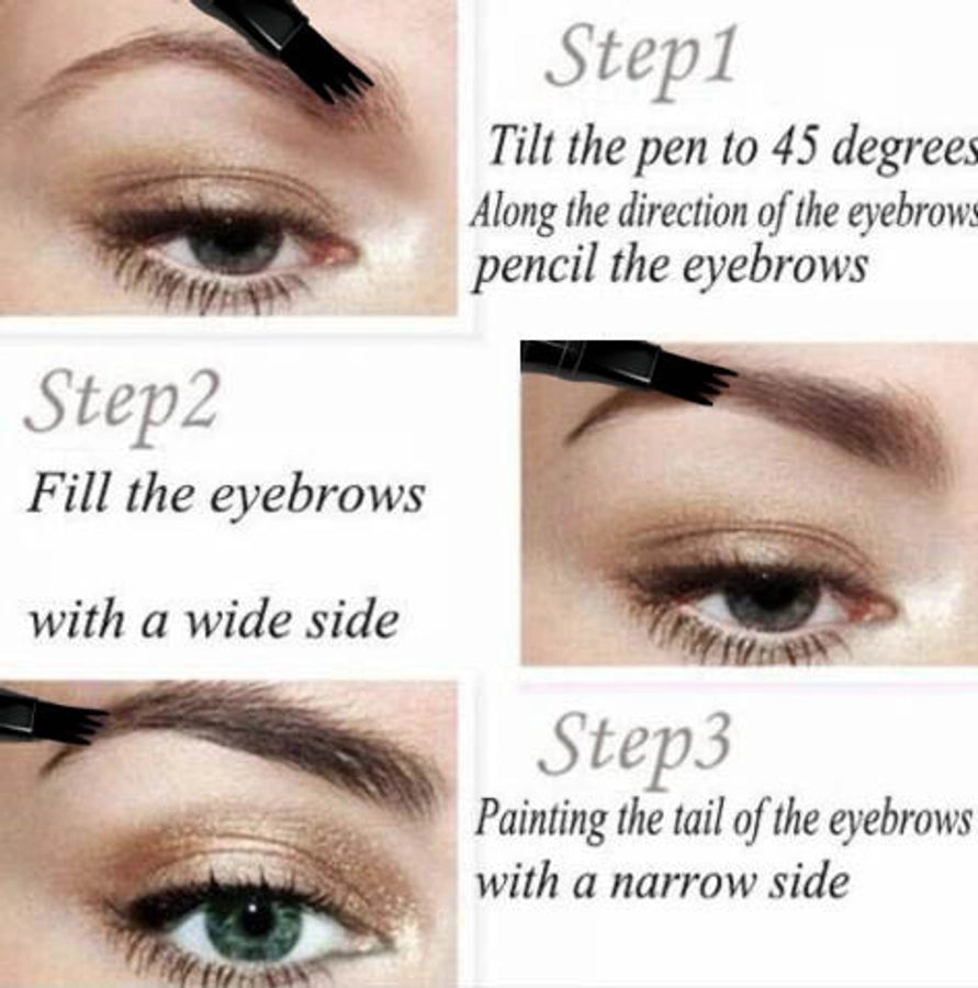 Cmaadu 4-headed Eyebrow Pencil Four-pronged Eyebrow Pencil Beauty Skin Care Makeup Powder Cream