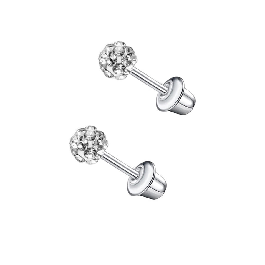 1 Pair Ear Cartilage Rings & Studs Simple Style Classic Style Heart Shape 304 Stainless Steel Plating Ear Cartilage Rings & Studs