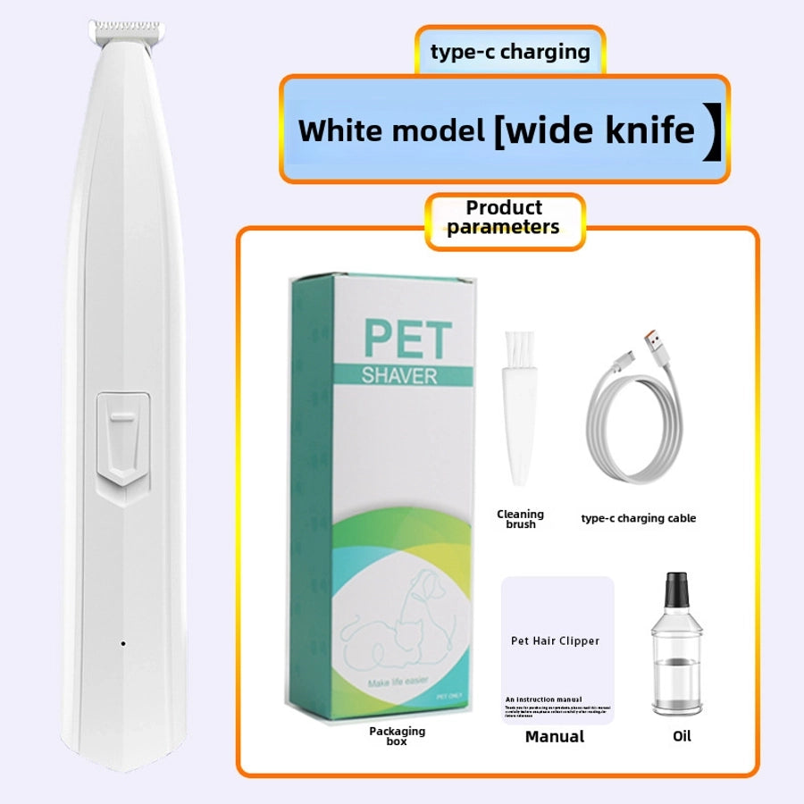 Electric Pet Hair Remover Plastic Dog Cat Hair Clipper Nail Trimmer Paw Shaver Paw Cutter Pet Grooming Tool