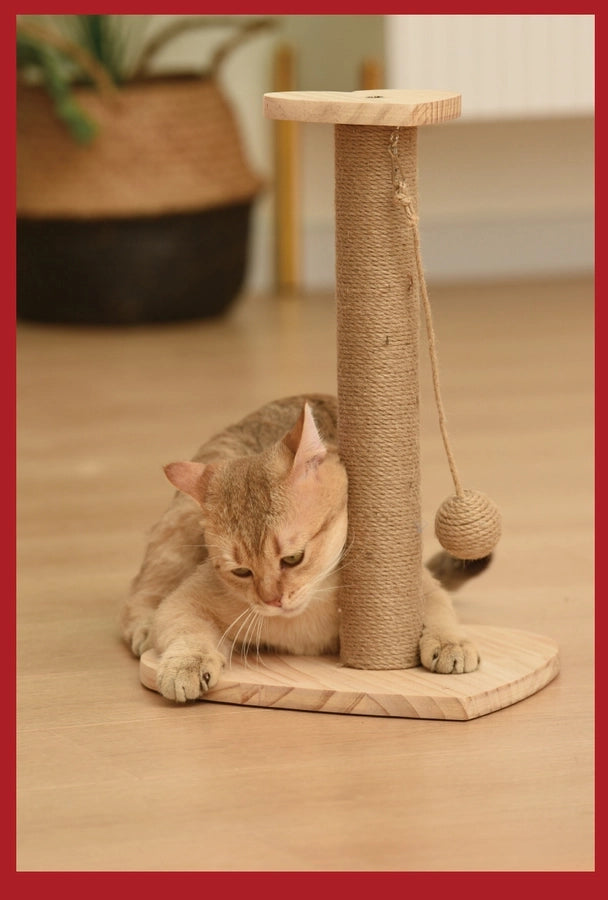 Cat Scratching Posts Cat Scratching Poles Boards Scratchers Solid Wood Nests Toys Pet Supplies