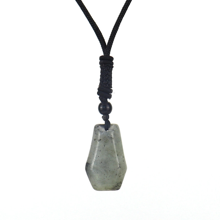 ethnic style water droplets natural stone crystal agate pendant necklace 1 piece