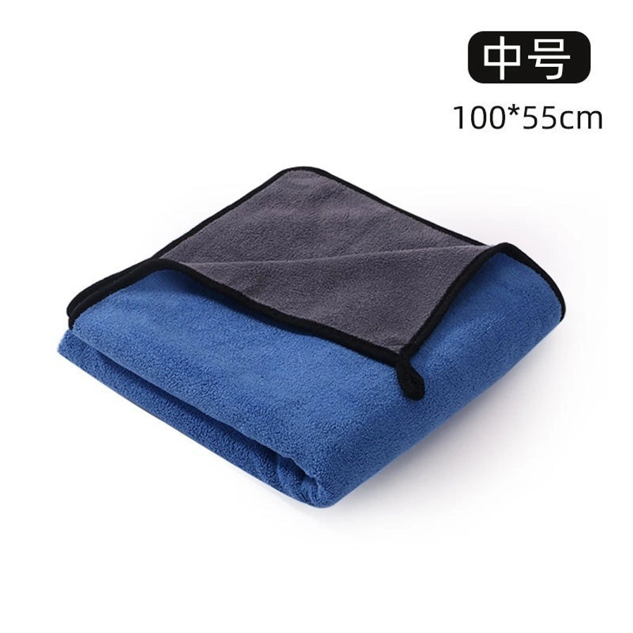 Extra Large Pet Bathrobe Super Absorbent Bath Towel Quick Dry Medium Large Dog Cat Thickened Towel For Bathing