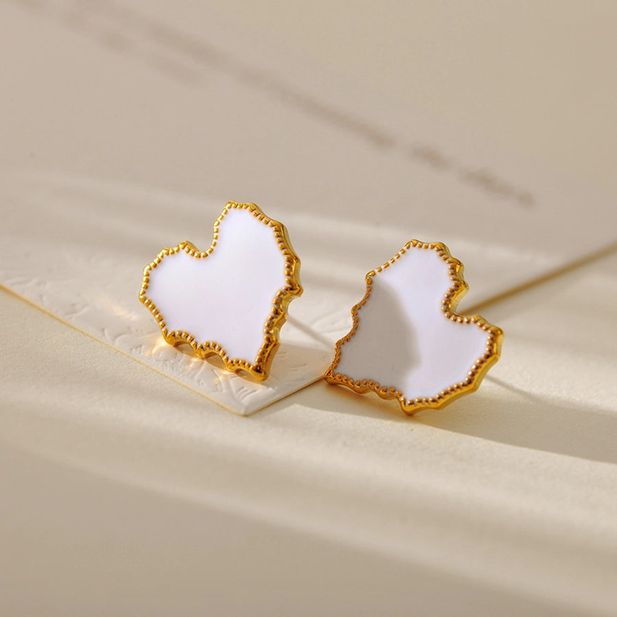 1 Pair Cute Luxurious Wedding Geometric 304 Stainless Steel 18K Gold Plated Stainless Steel Earrings