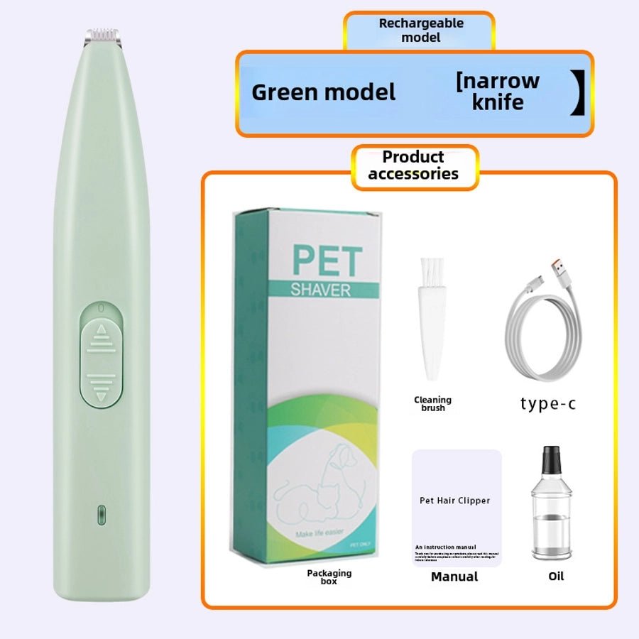 Electric Pet Hair Remover Plastic Dog Cat Hair Clipper Nail Trimmer Paw Shaver Paw Cutter Pet Grooming Tool