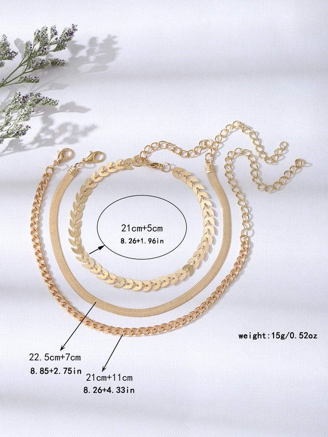 304 Stainless Steel Basic Simple Style Classic Style Plating Twist Bracelets