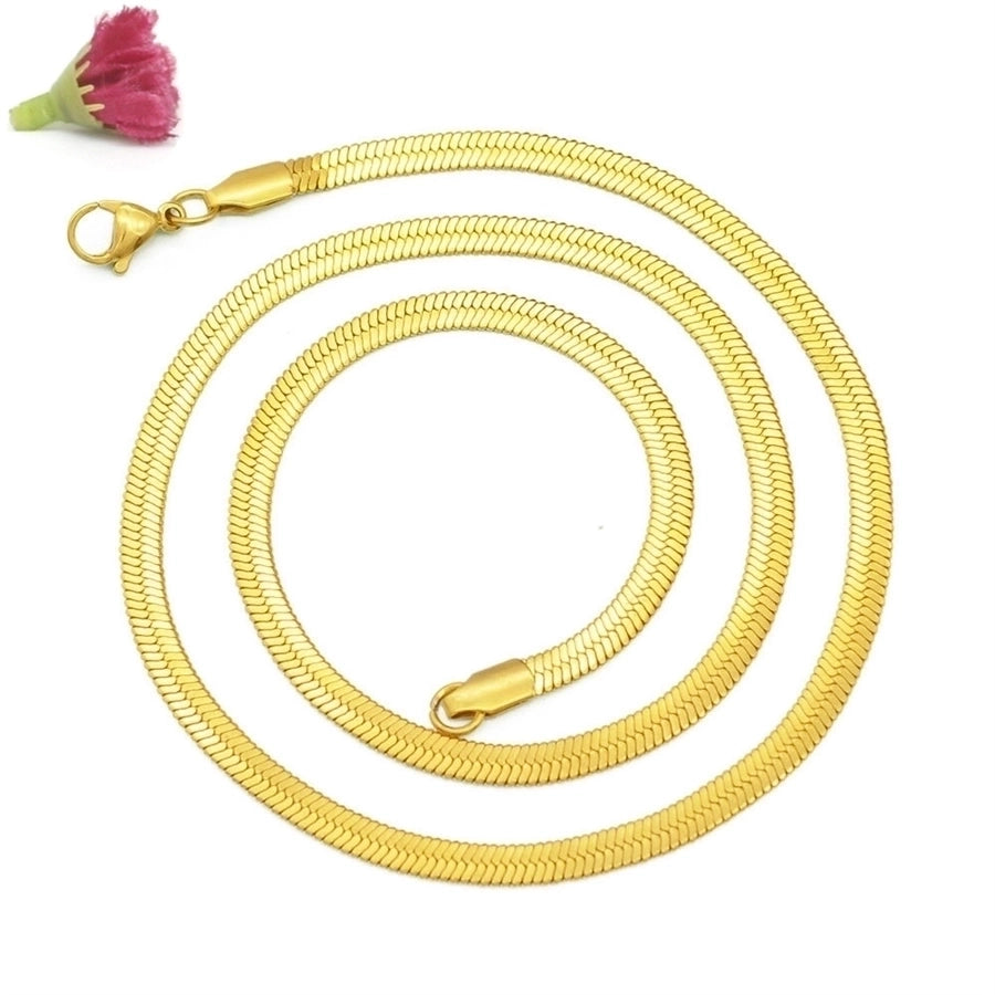 Jewelry Casual Elegant Simple Style Geometric 304 Stainless Steel 18K Gold Plated Necklace