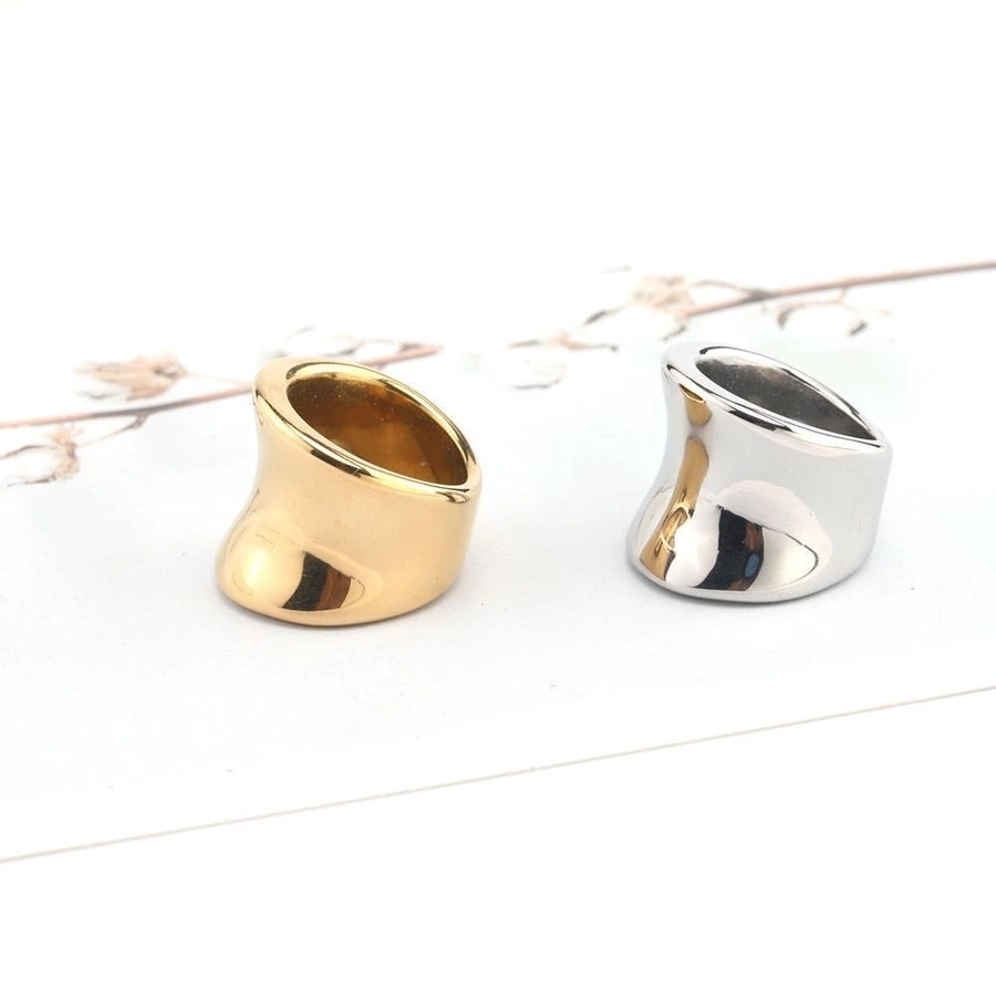 Jewelry Lady Geometric Titanium Steel Rings