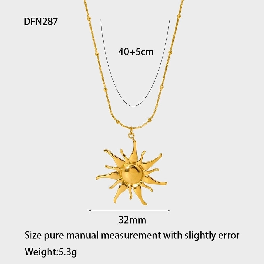 Jewelry Vacation Simple Style Star 304 Stainless Steel Plating Pendant Necklace