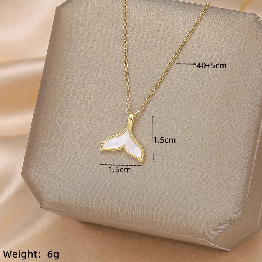 IG Style Simple Style Electrocardiogram Wings Bow Knot 201 Stainless Steel Copper Plating Inlay Opal Zircon Pendant Necklace