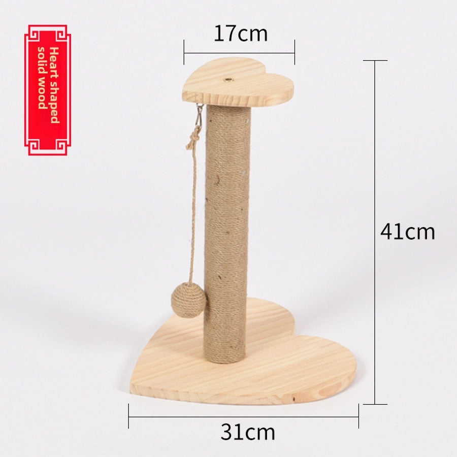 Cat Scratching Posts Cat Scratching Poles Boards Scratchers Solid Wood Nests Toys Pet Supplies