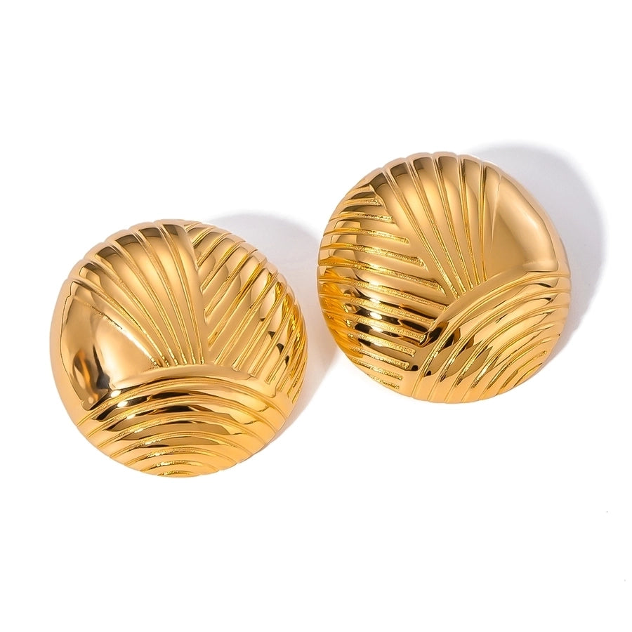 1 Pair Simple Style Classic Style Geometric 304 Stainless Steel Ear Studs