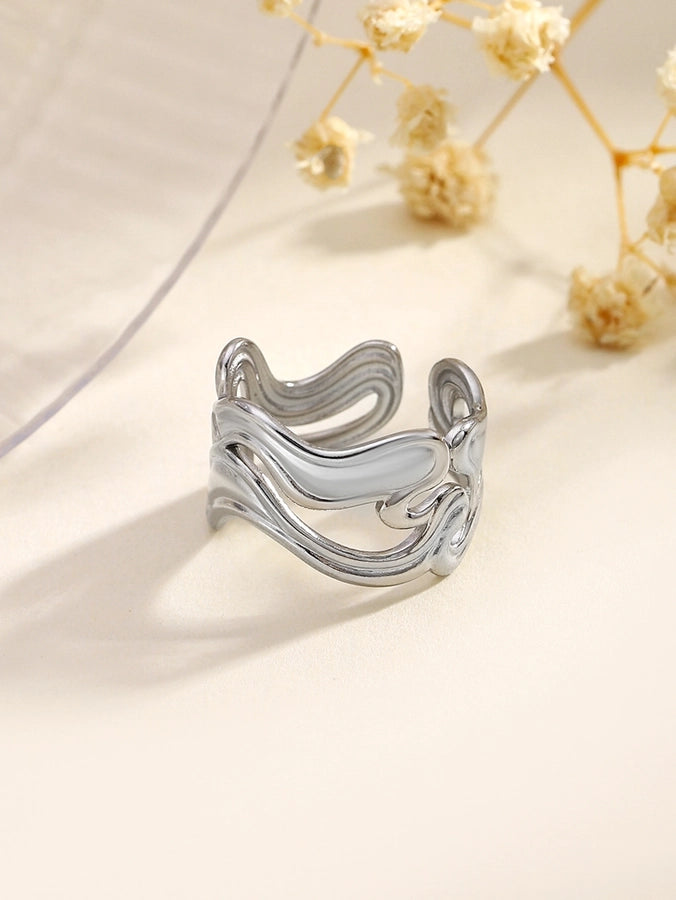 Jewelry Classical Hip-Hop Simple Style Geometric 304 Stainless Steel Stainless Steel Rings