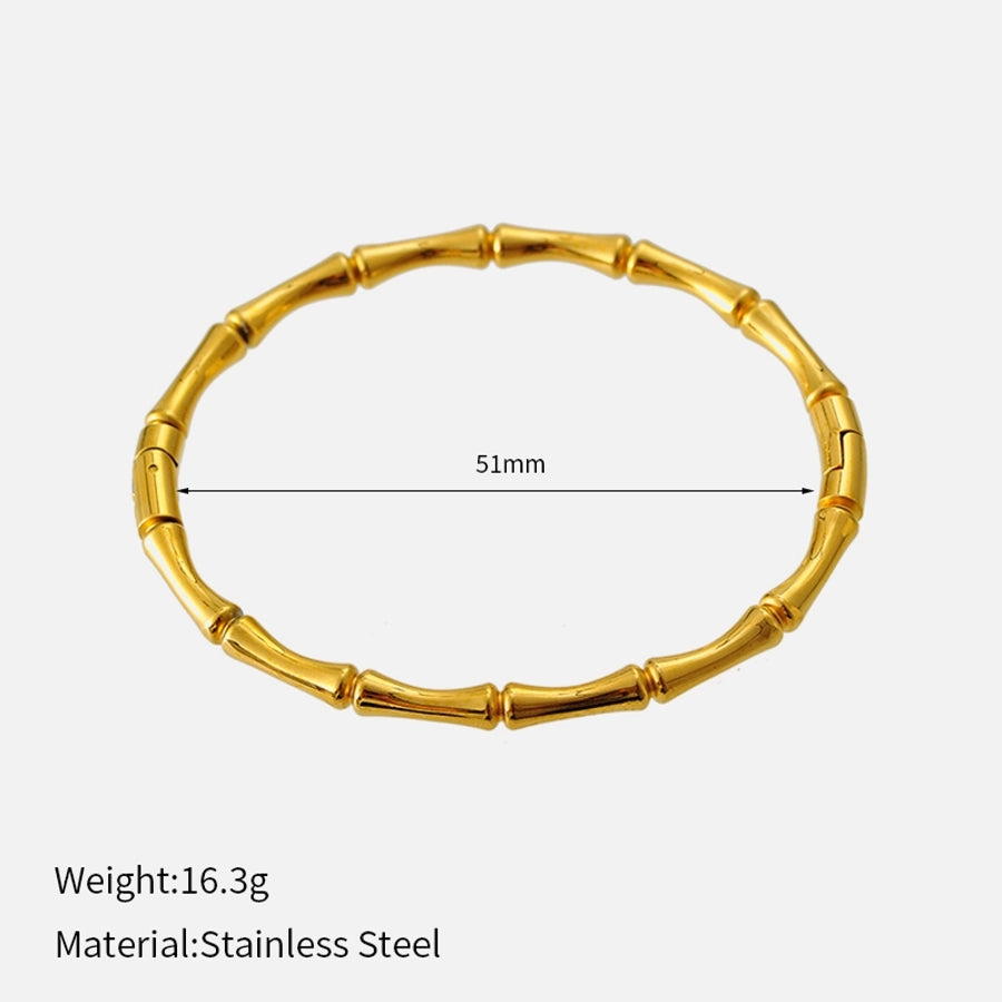 Elegant Luxurious Simple Style Solid Color 304 Stainless Steel Stainless Steel Bracelets In Bulk