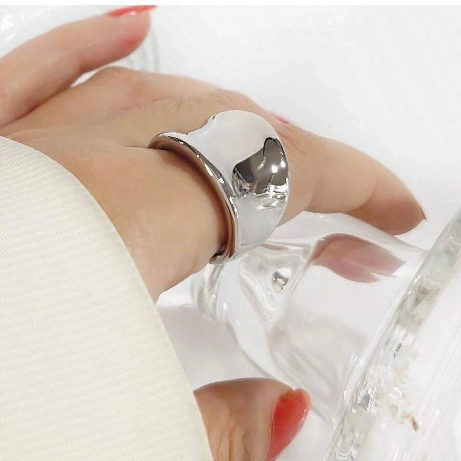 Jewelry Simple Style Classic Style Geometric 316L Stainless Steel  Plating Rings