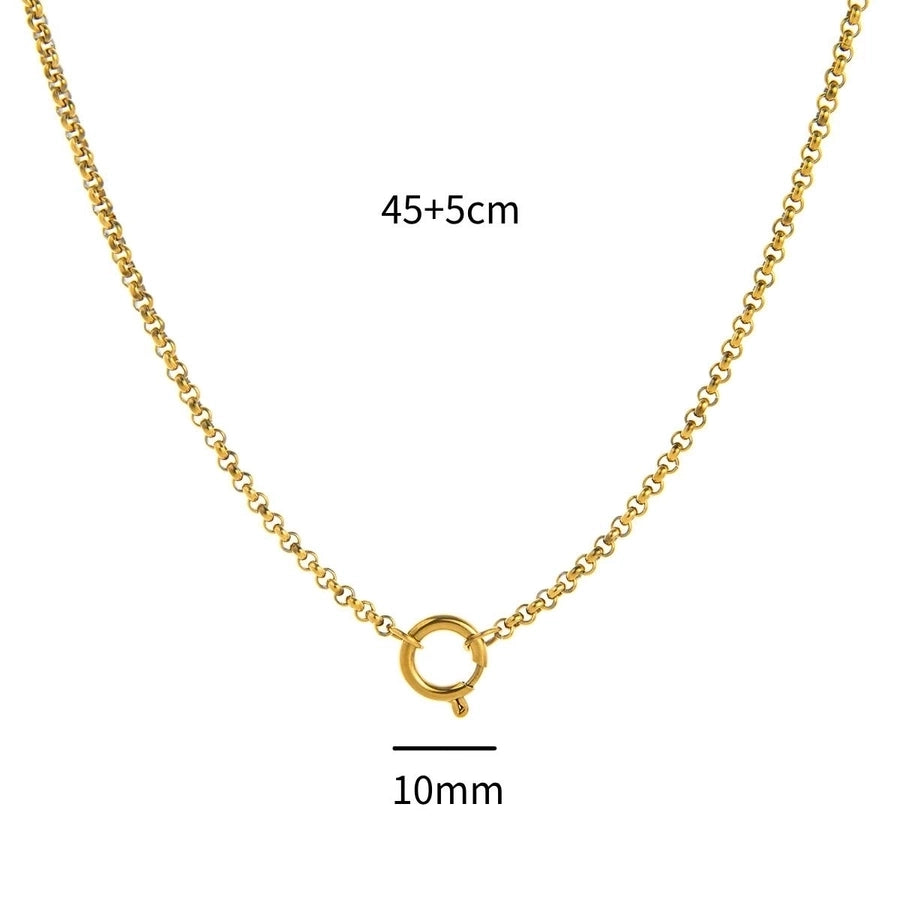 Jewelry Casual Elegant Streetwear Heart Shape 201 Stainless Steel 304 Stainless Steel 18K Gold Plated Pendant Necklace