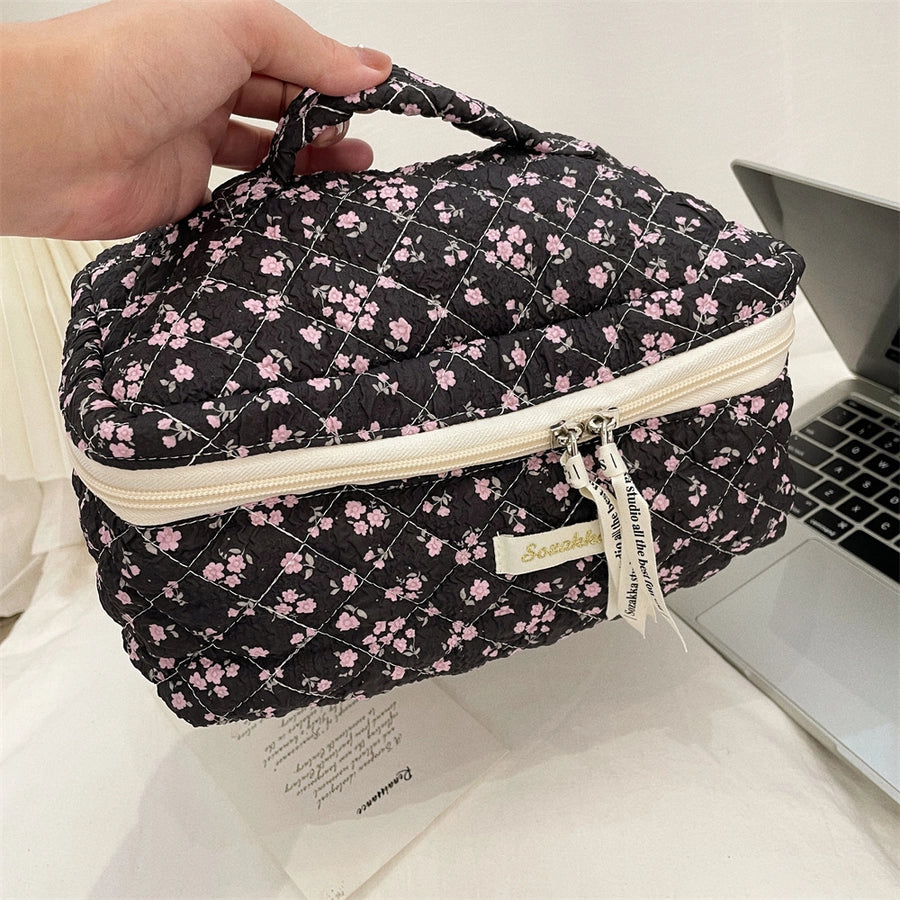 Streetwear Cartoon Polyester Square Makeup Bags