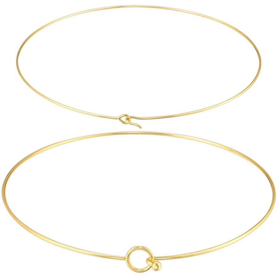 Jewelry Casual Simple Style Geometric 304 Stainless Steel 18K Gold Plated Choker