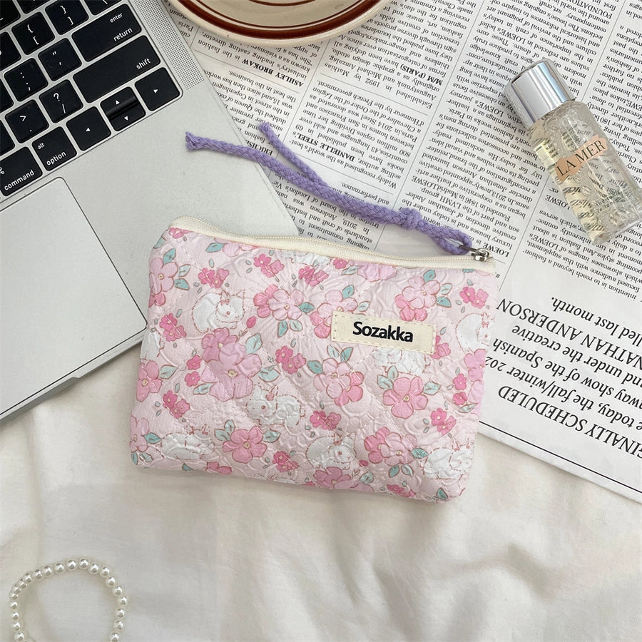 Streetwear Cartoon Polyester Square Makeup Bags