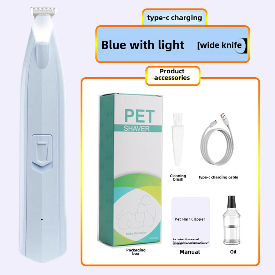 Electric Pet Hair Remover Plastic Dog Cat Hair Clipper Nail Trimmer Paw Shaver Paw Cutter Pet Grooming Tool