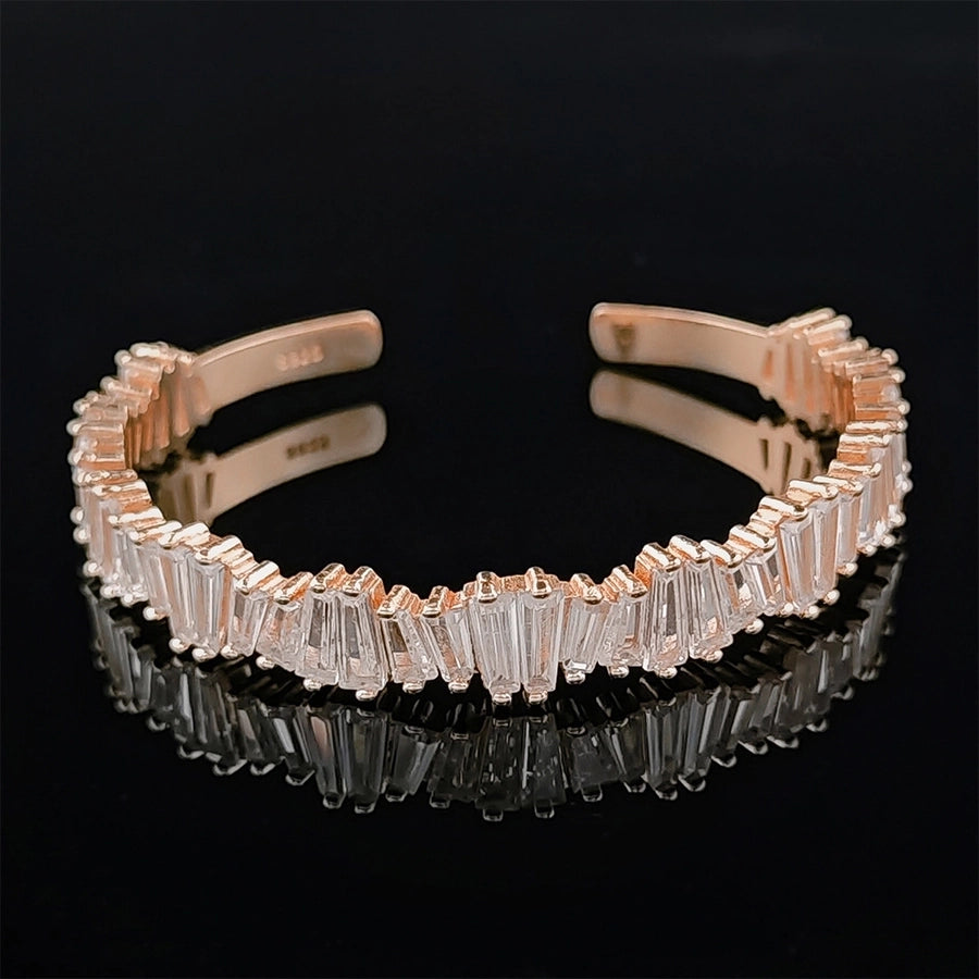 fashion copper inlay zircon bangle 1 piece - CEJEW